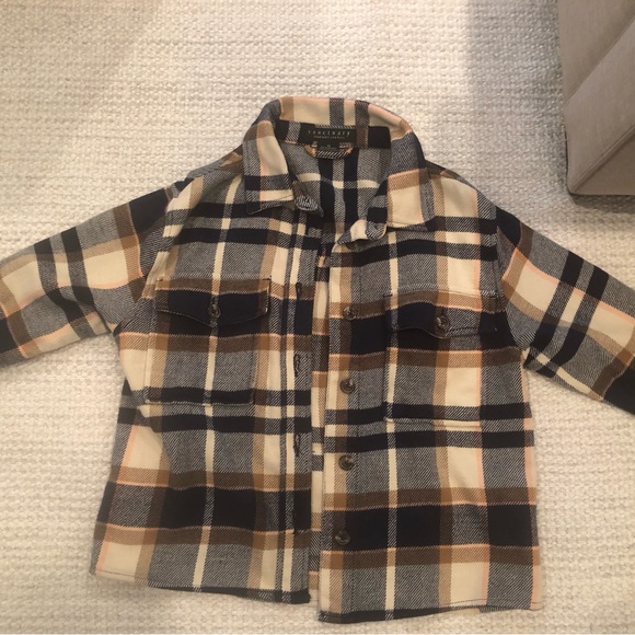 London Plaid Shacket by Sanctuary. - Picture 5 of 7